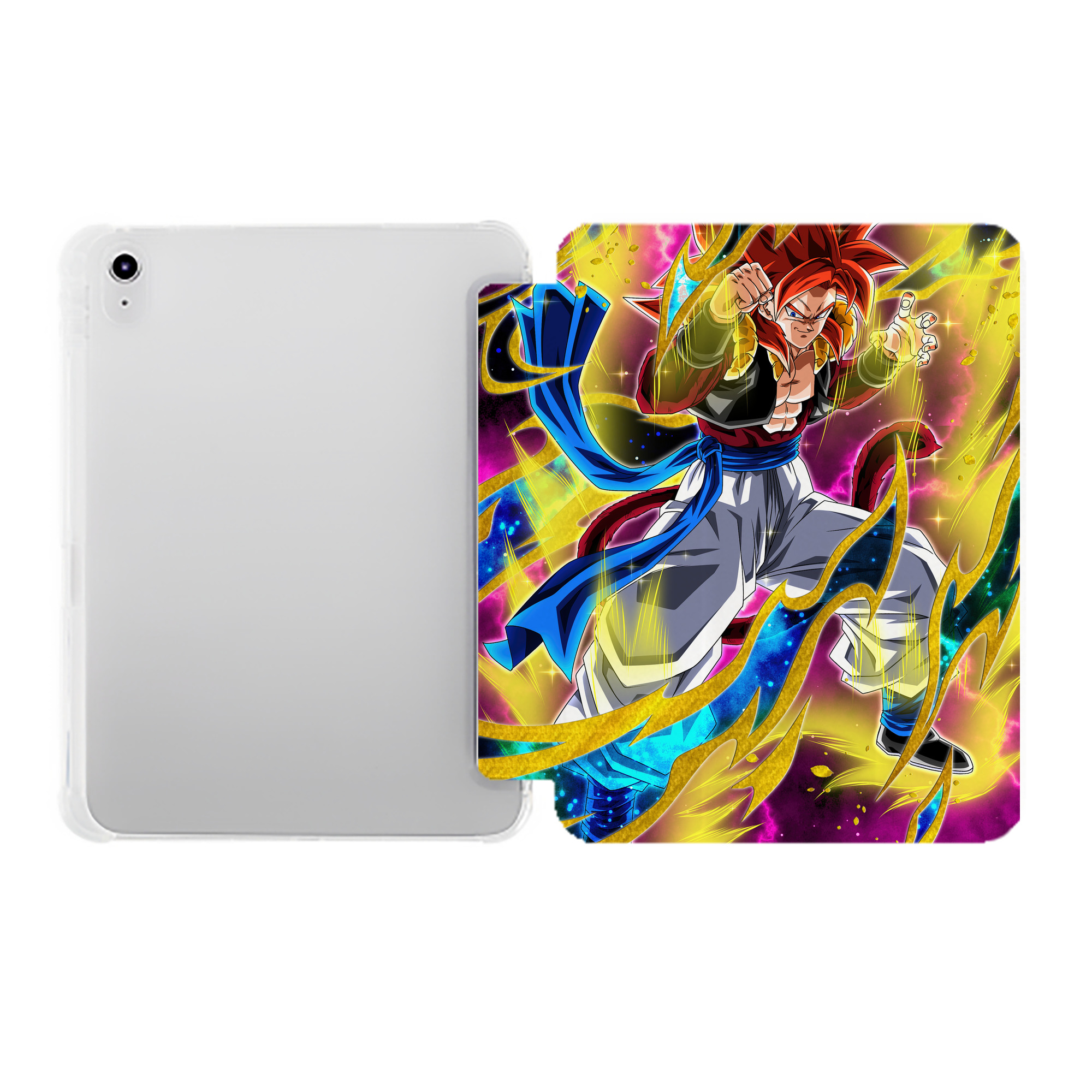 （画像用） ドラゴンボール DRAGON BALL IPad ケース ペン収納付き 三つ折りスタンド PUレザー×シリコン 対応機種9.5/10.5/10.9インチ